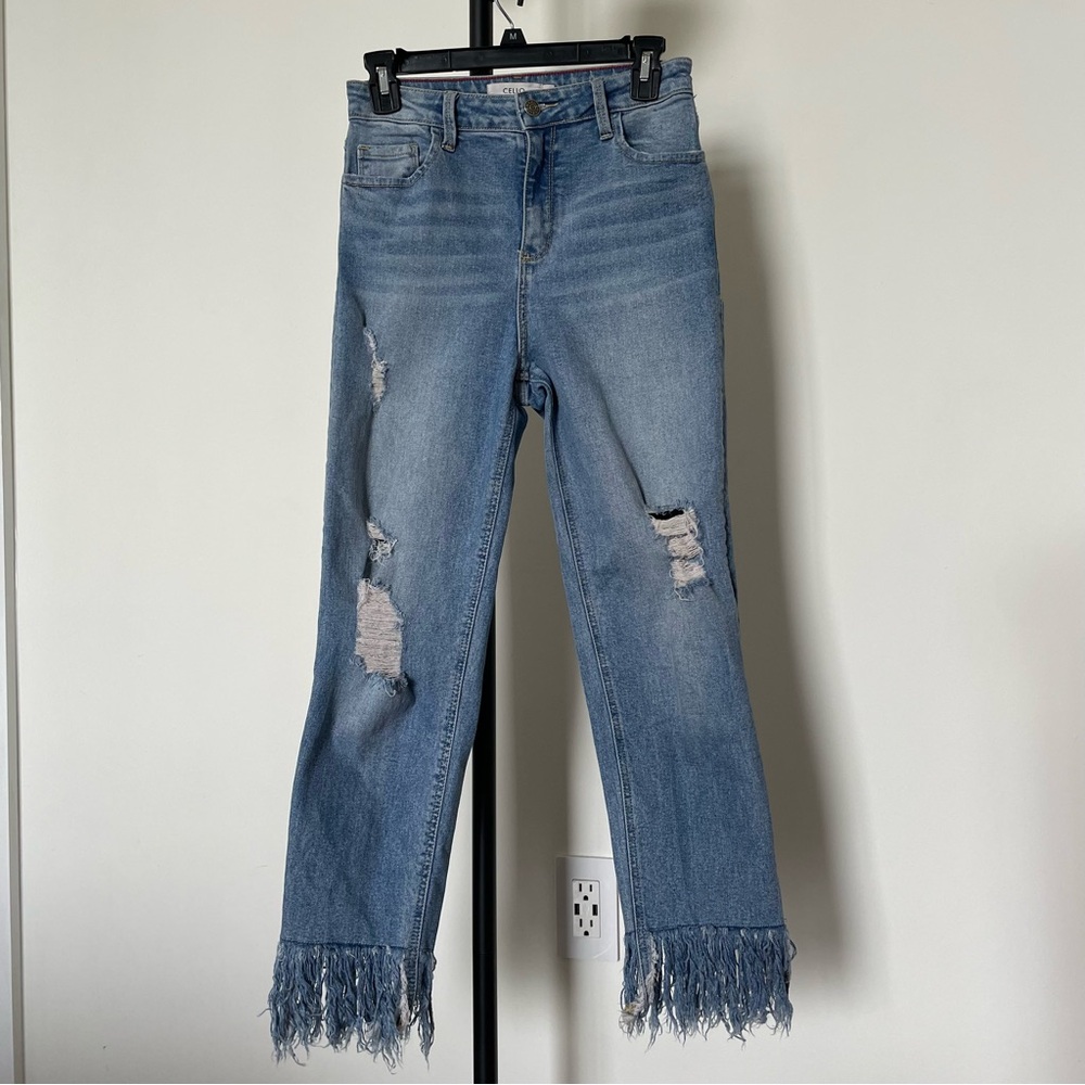 Cello Fringe Jeans - Picture 5 of 7